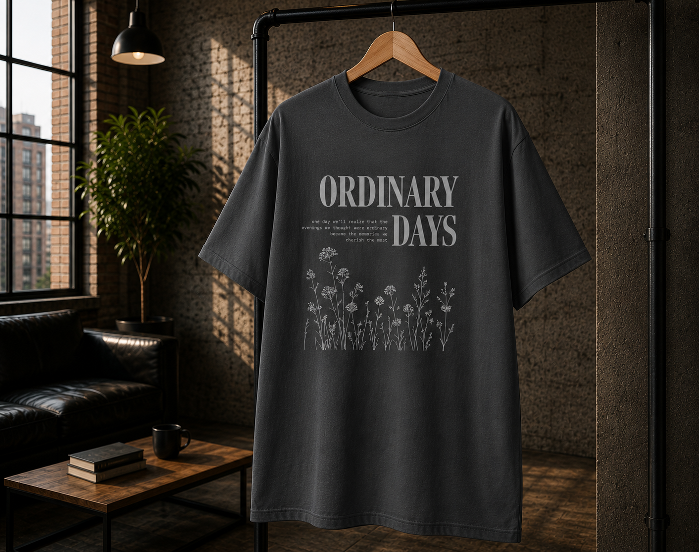 Ordinary days - Faded black
