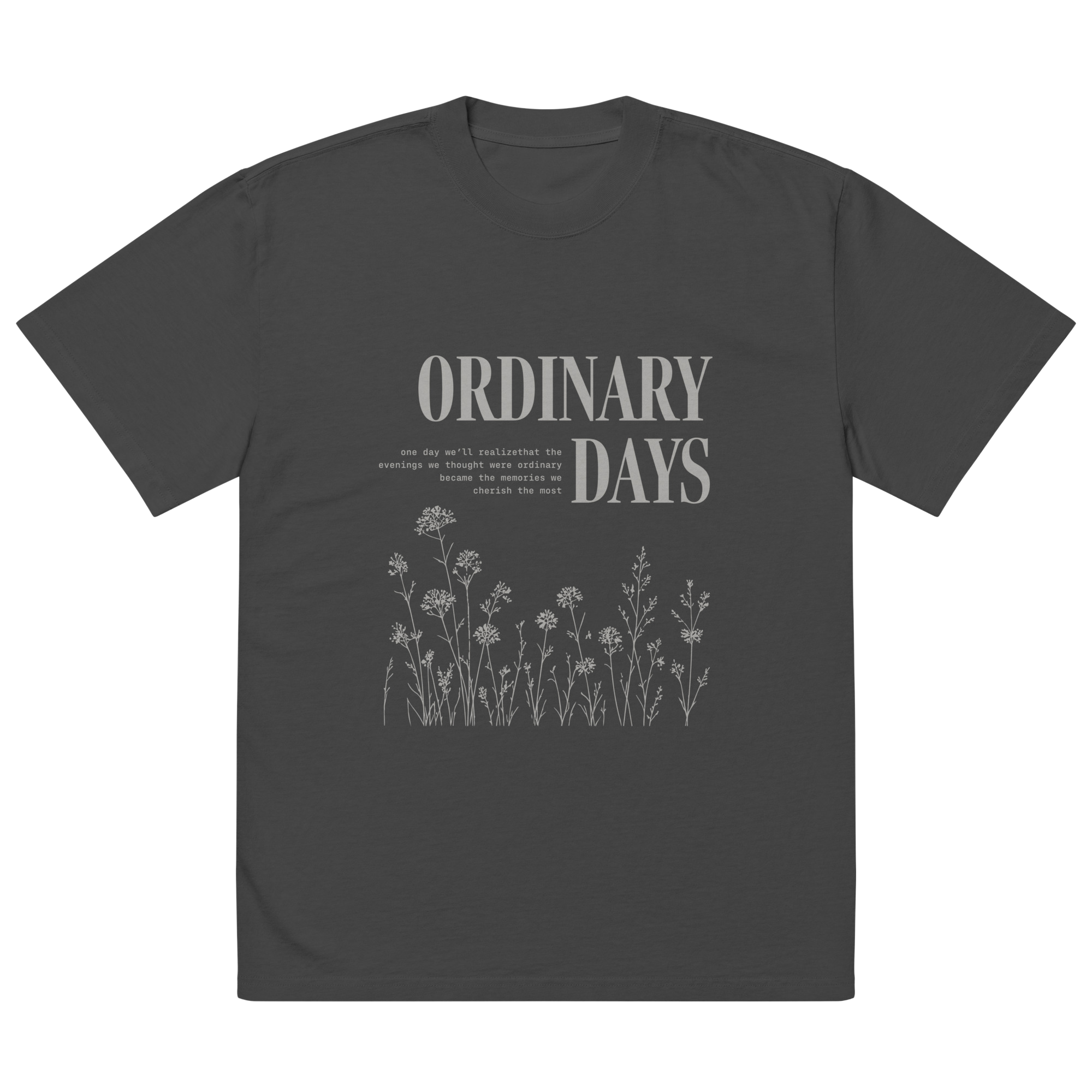 Ordinary days - Faded black