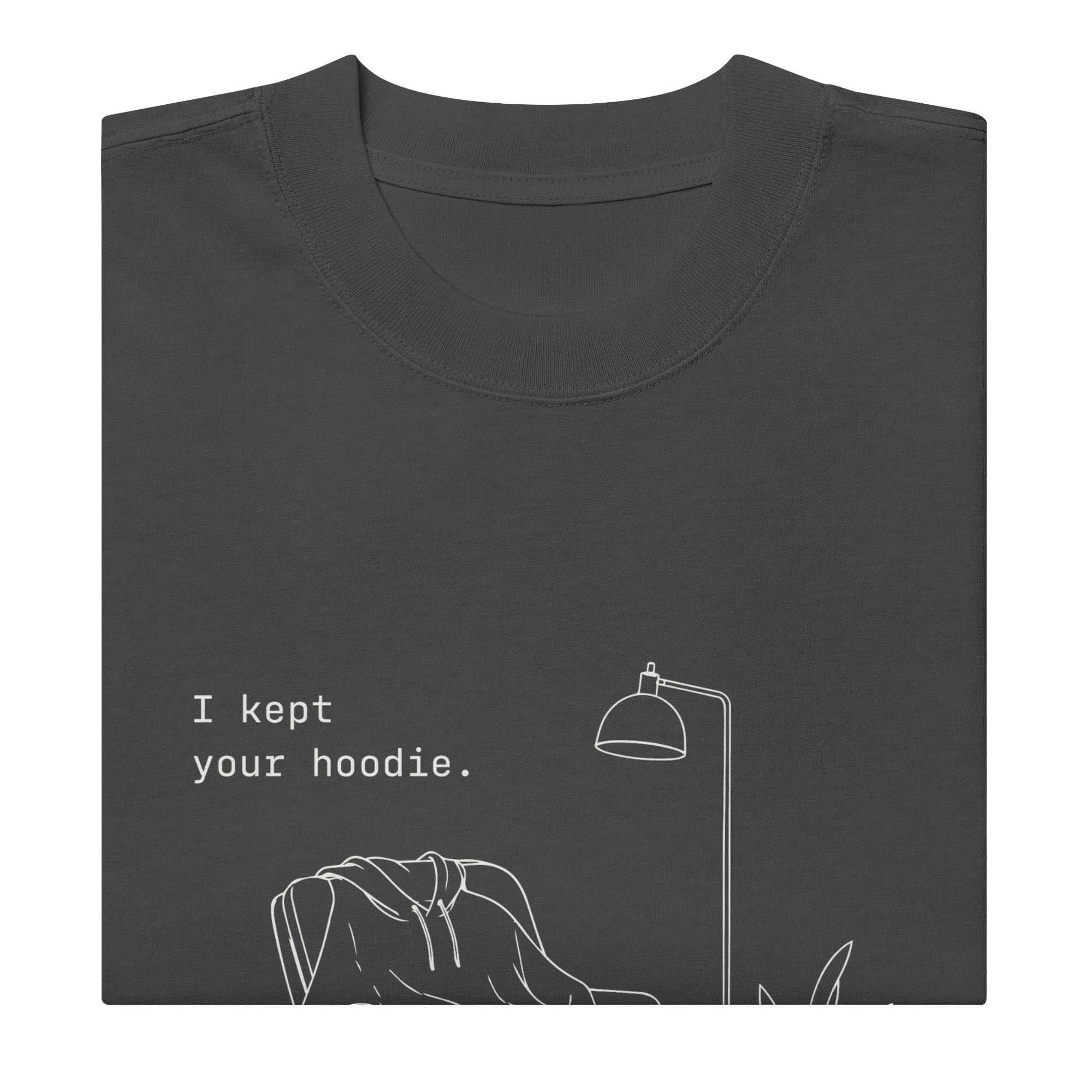 Your hoodie - Faded black