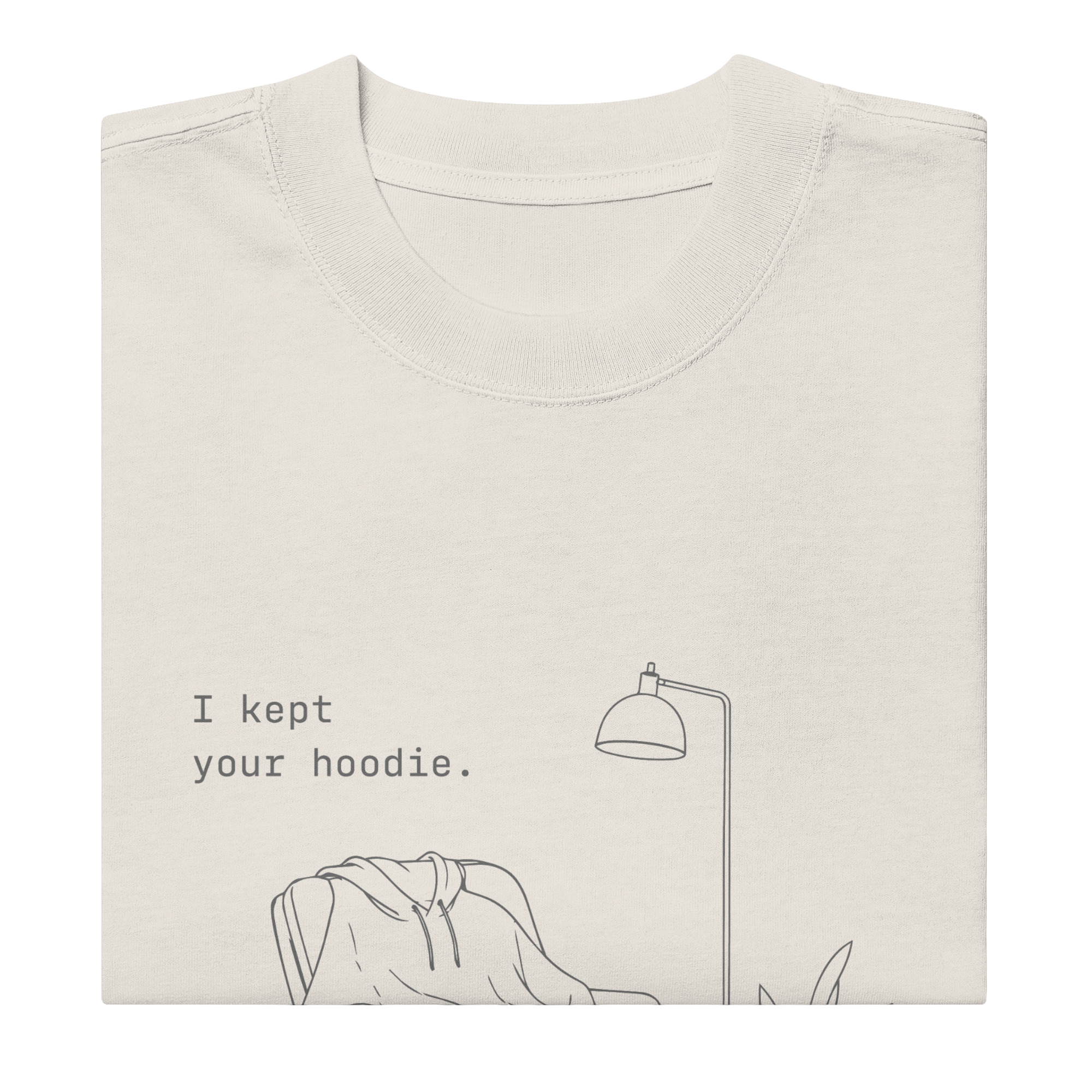 Your hoodie - Faded bone